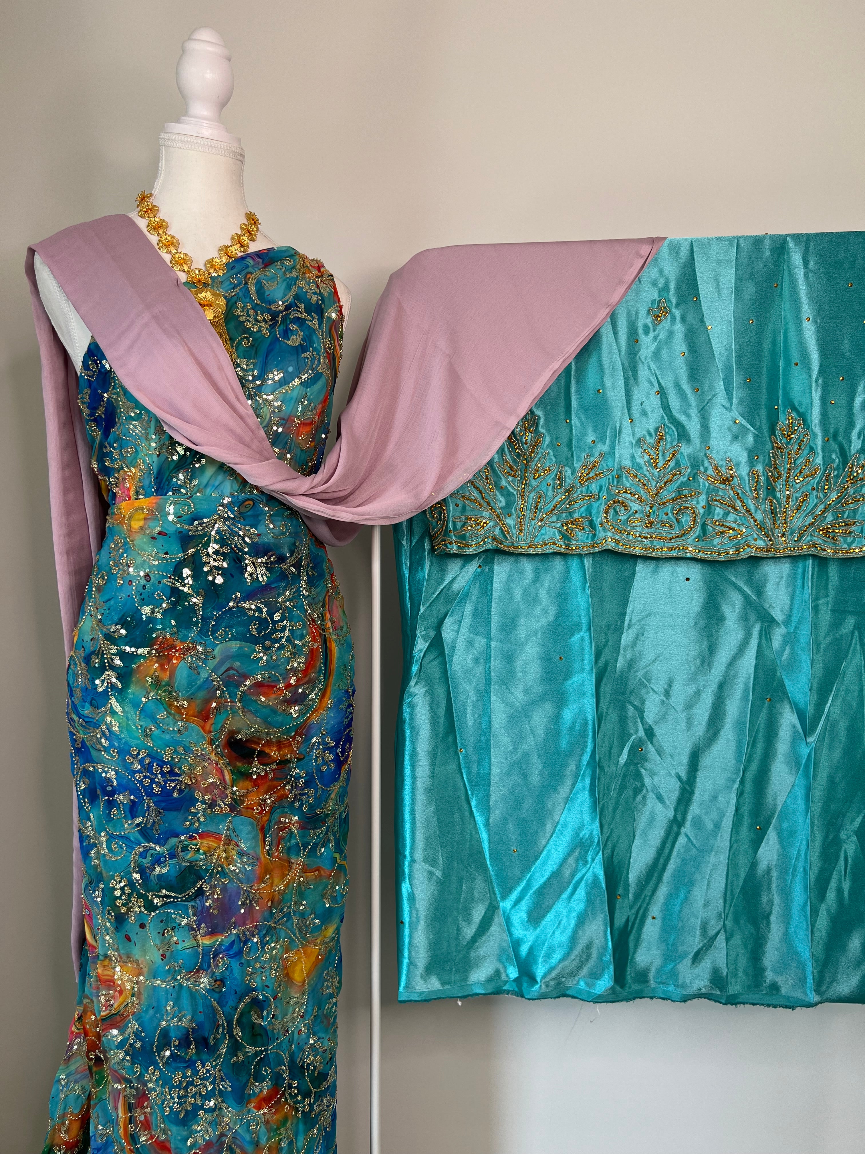 5/ Embroidery Dirac - Ocean