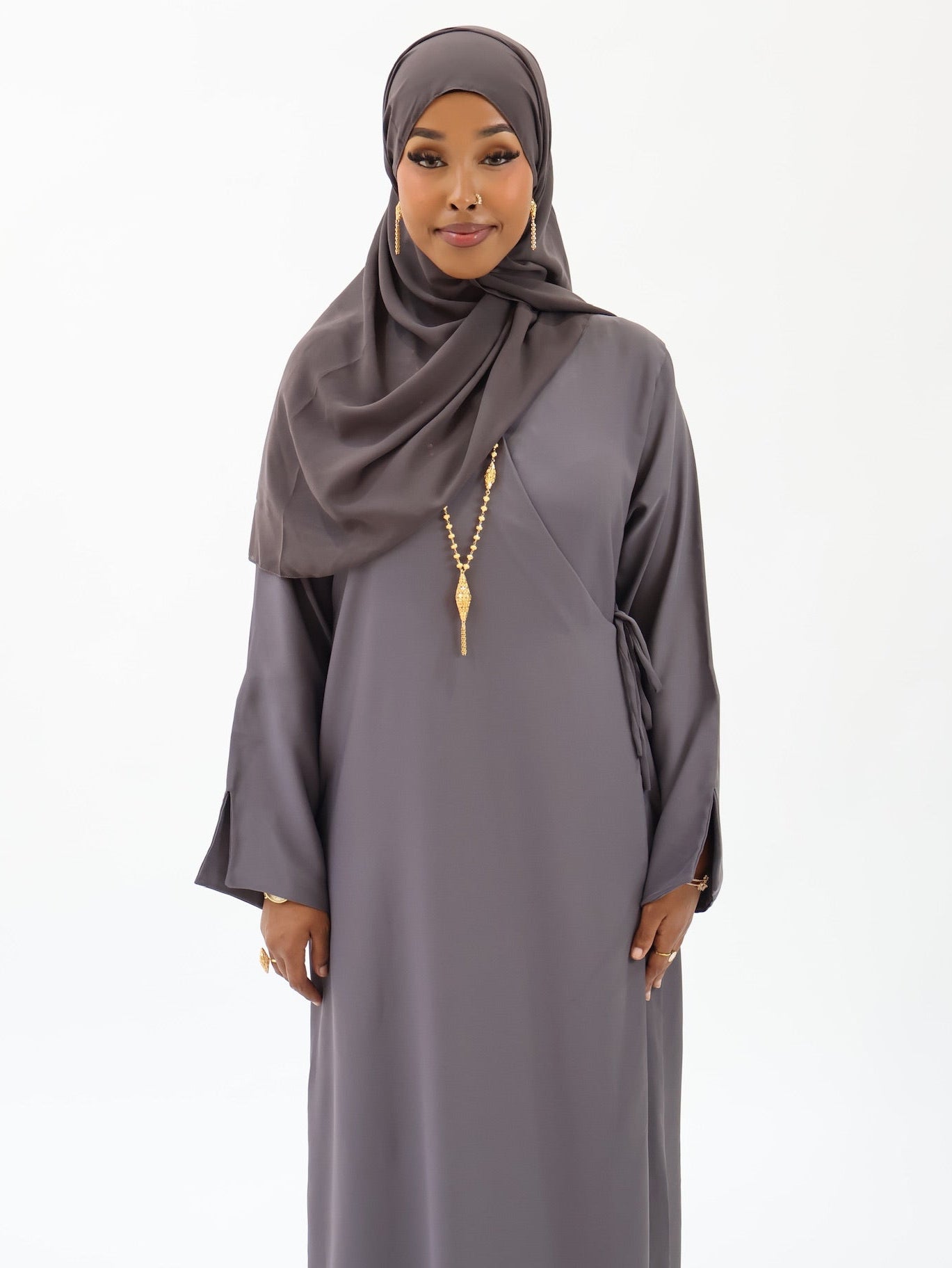 Classic Abaya - Grey