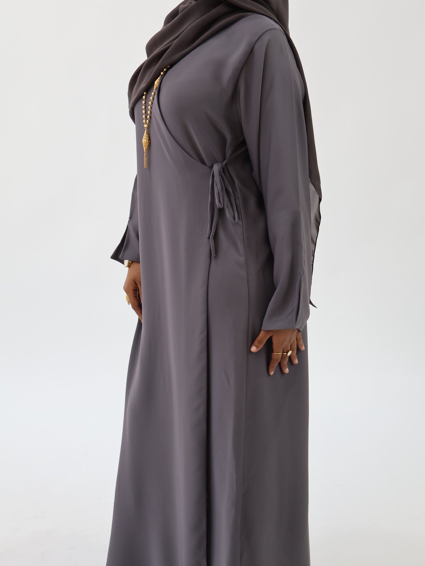 Classic Abaya - Grey