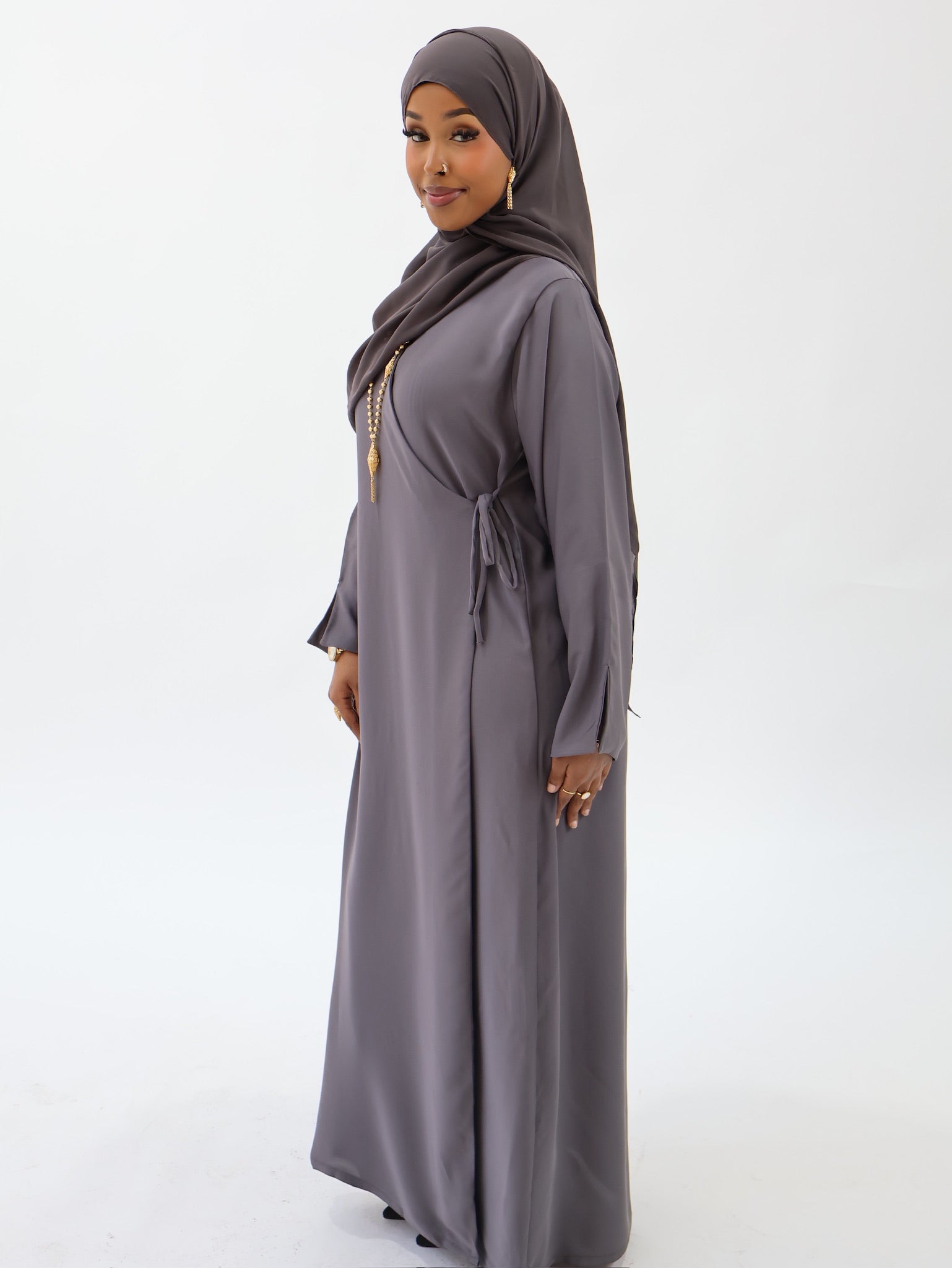 Classic Abaya - Grey